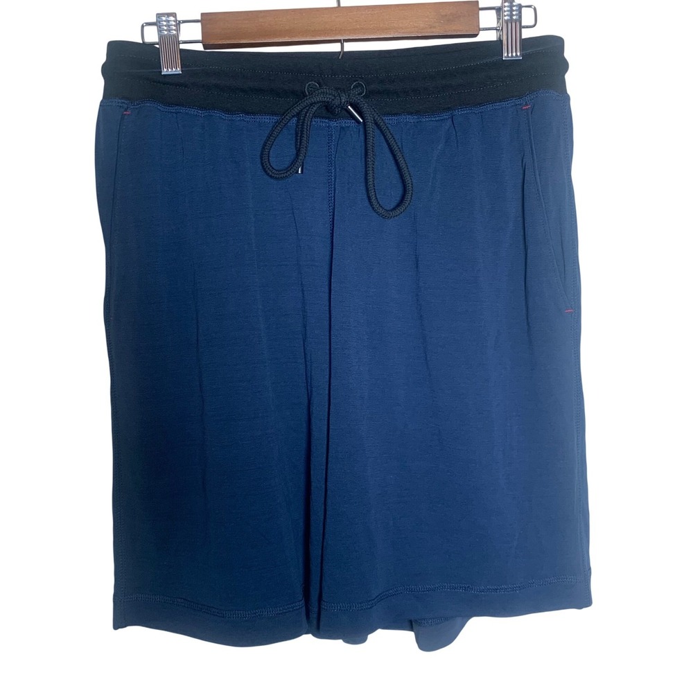 Daniel Buchler Lounge‎ Shorts Mens Medium Navy Blue NWT Modal Blend Drawstring